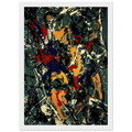 NUMBER 3 1948 Framed Poster | Jackson Pollock Framed Prints Wall Art | Jackson Pollock Store