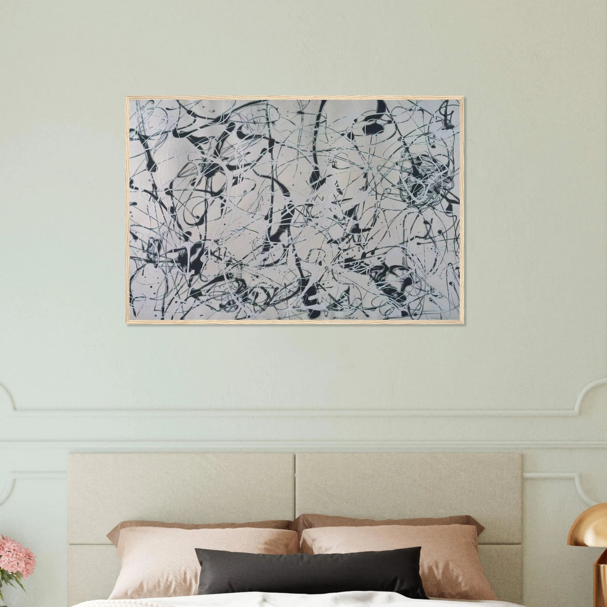 NUMBER 23 Framed Poster | Jackson Pollock Framed Prints Wall Art | Jackson Pollock Store