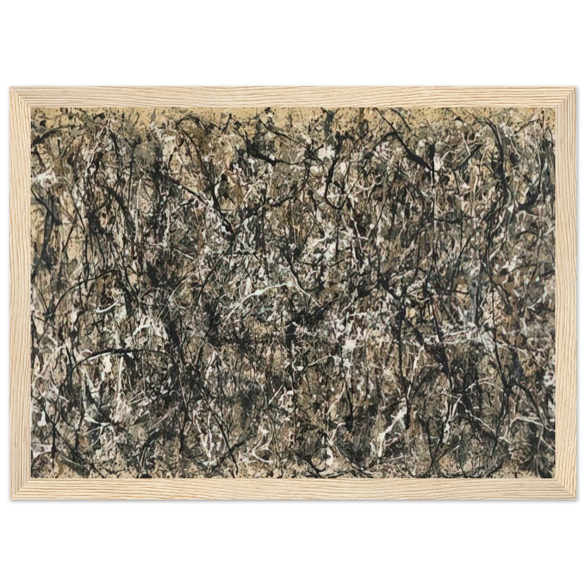 ONE NUMBER 31 1950 Framed Poster | Jackson Pollock Framed Prints Wall Art | Jackson Pollock Store