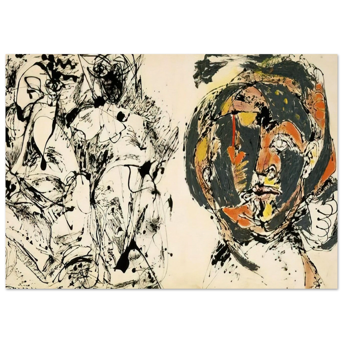 PORTRAIT AND A DREAM 1953 Poster | Jackson Pollock Poster | Jackson Pollock Store