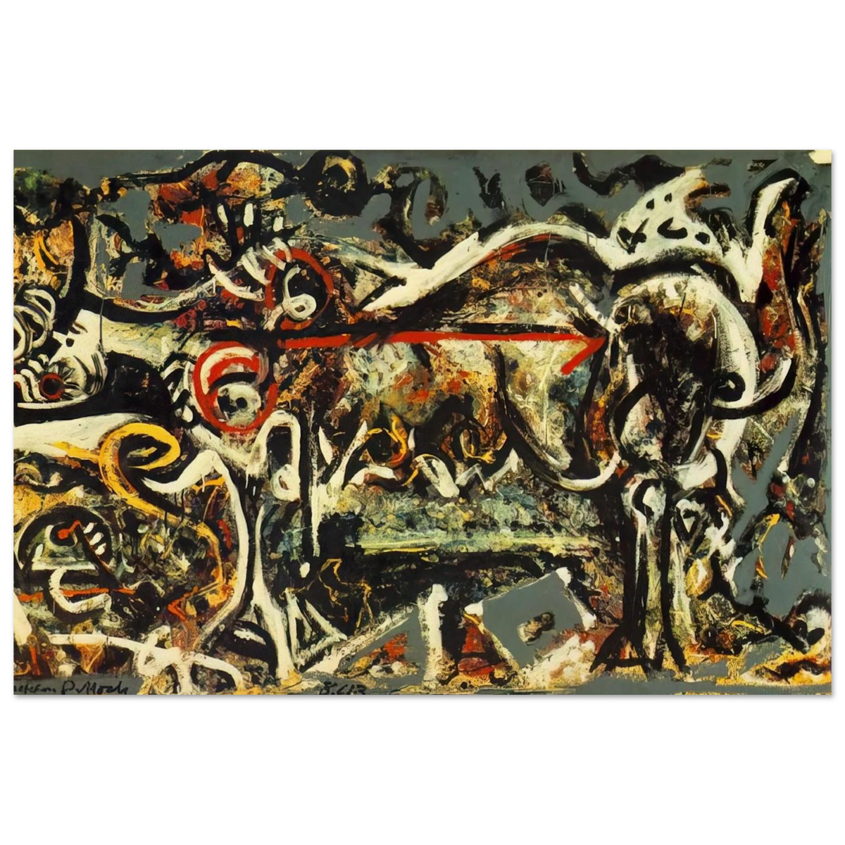 THE SHE WOLF Poster | Jackson Pollock Poster | Jackson Pollock Store
