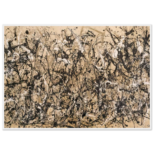 AUTUMN RHYTHM NUMBER 30 1950 Framed Poster | Jackson Pollock Framed Prints Wall Art | Jackson Pollock Store