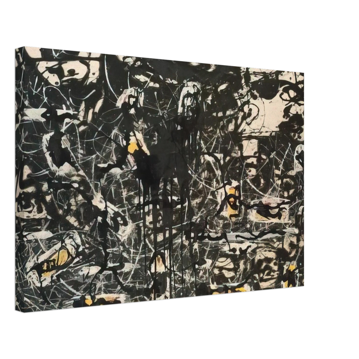 YELLOW ISLANDS Canvas | Jackson Pollock Canvas | Jackson Pollock Store