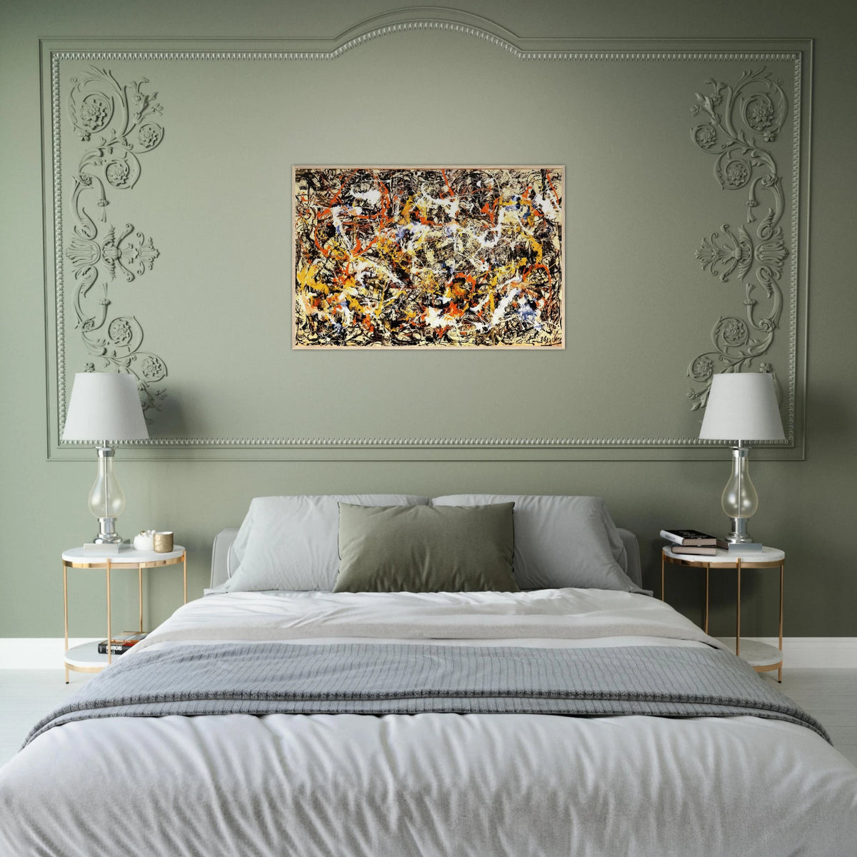 CONVERGENCE 1952 Framed Poster | Jackson Pollock Framed Prints Wall Art | Jackson Pollock Store