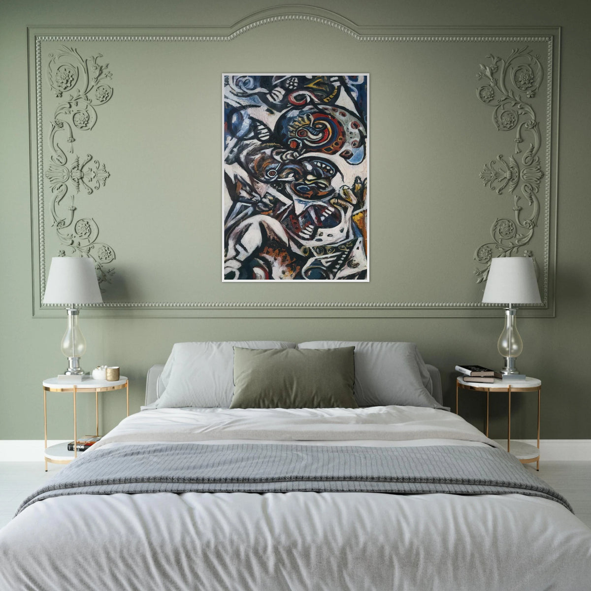 BIRTH Framed Poster | Jackson Pollock Framed Prints Wall Art | Jackson Pollock Store