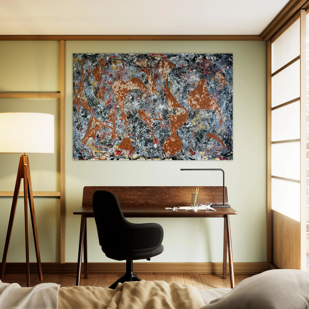 NUMBER 7 OUT OF THE WEB 1949 Poster | Jackson Pollock Poster | Jackson Pollock Store