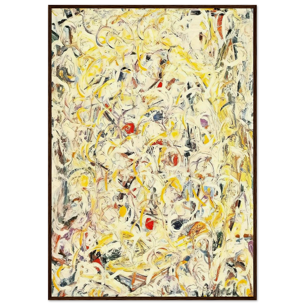 SHIMMERING SUBSTANCE 1946 1 Framed Poster | Jackson Pollock Framed Prints Wall Art | Jackson Pollock Store