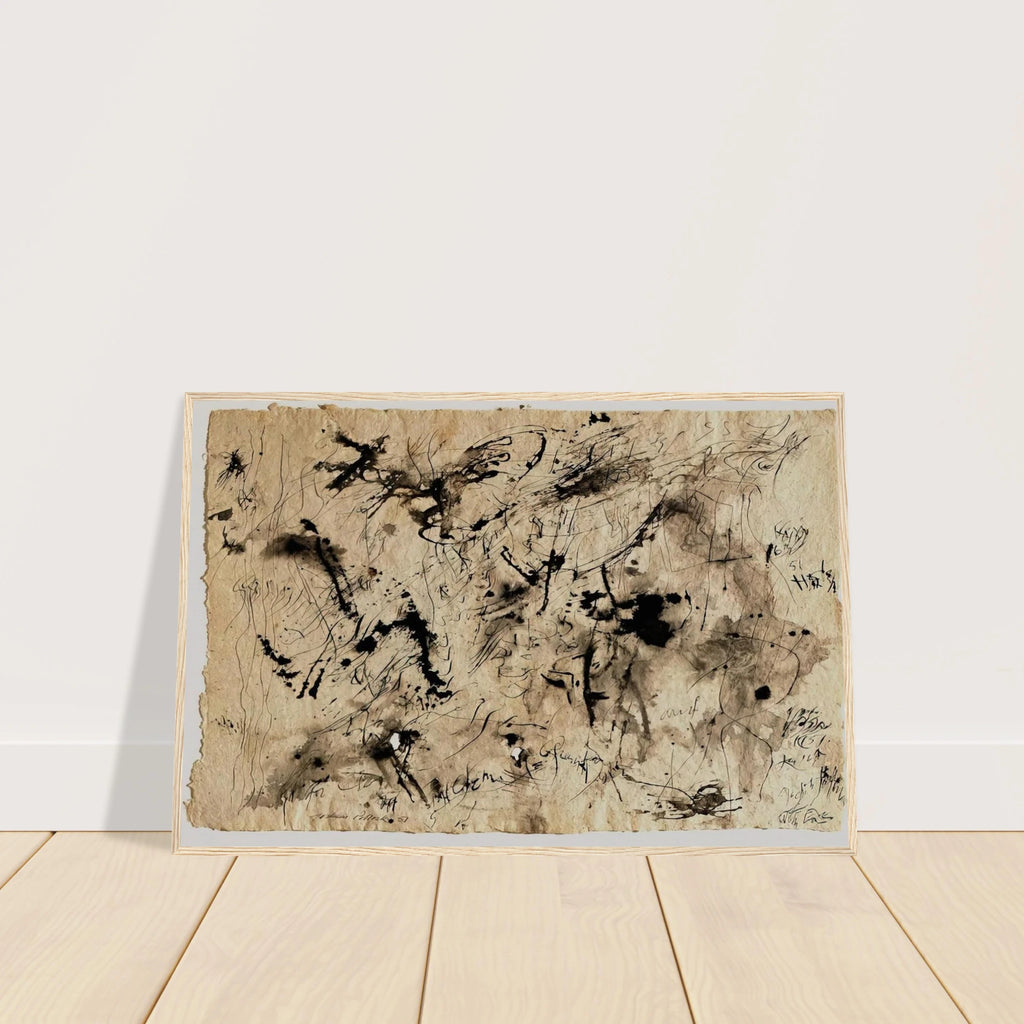 UNTITLED 1951 1 Framed Poster | Jackson Pollock Framed Prints Wall Art | Jackson Pollock Store