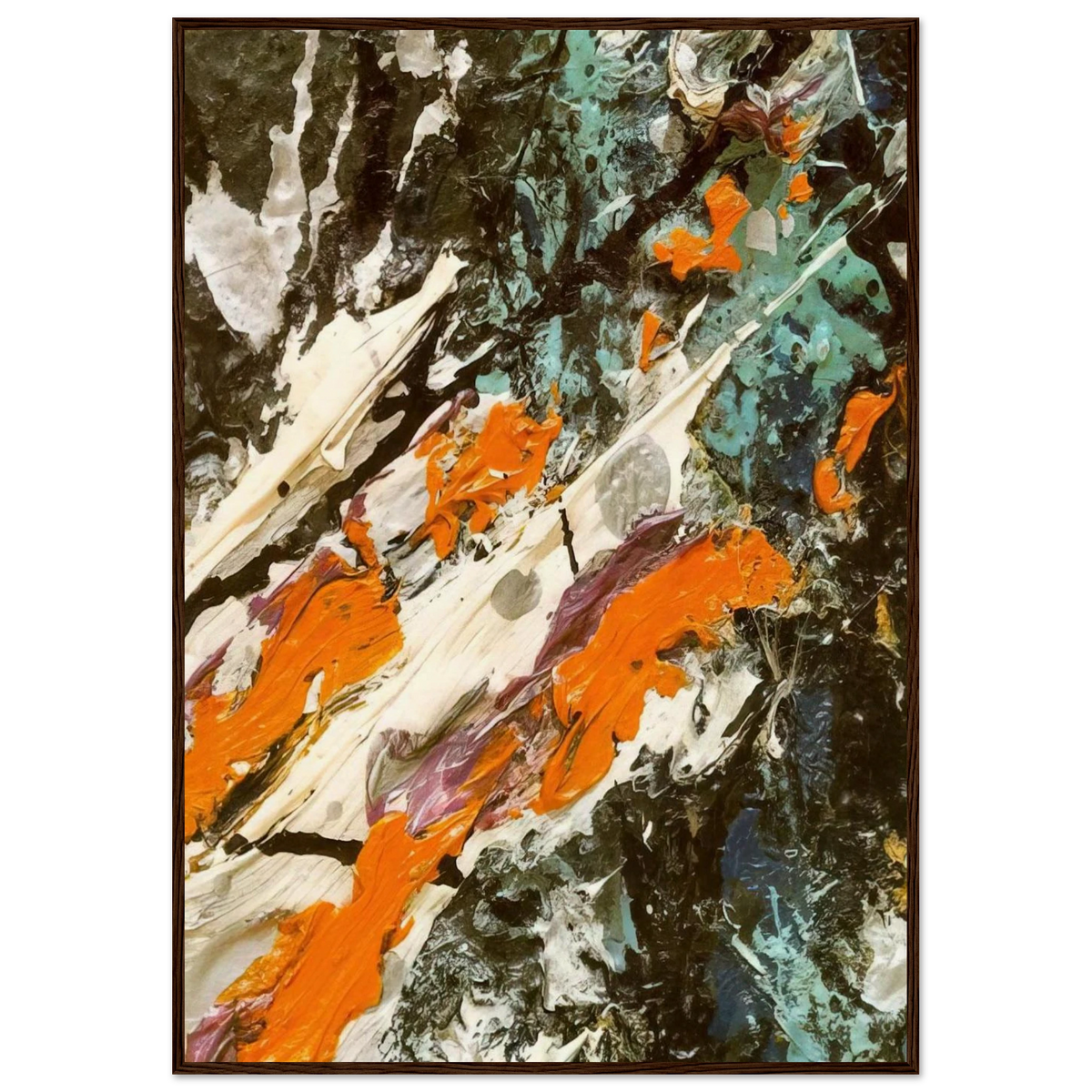 FULL FATHOM FIVE Framed Poster | Jackson Pollock Framed Prints Wall Art | Jackson Pollock Store
