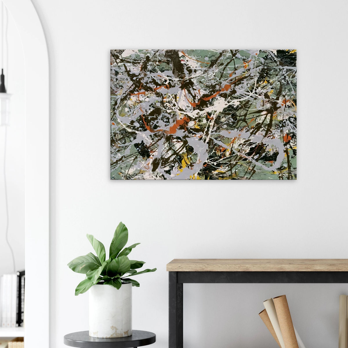 UNTITLED GREEN SILVER 1949 Canvas | Jackson Pollock Canvas | Jackson Pollock Store