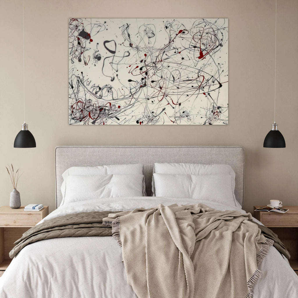 NUMBER 4 GRAY AND RED 1948 Poster | Jackson Pollock Poster | Jackson Pollock Store