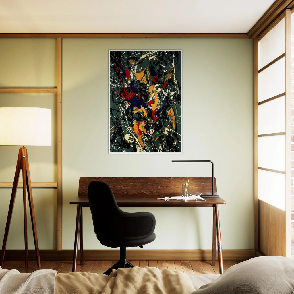 NUMBER 3 1948 Framed Poster | Jackson Pollock Framed Prints Wall Art | Jackson Pollock Store
