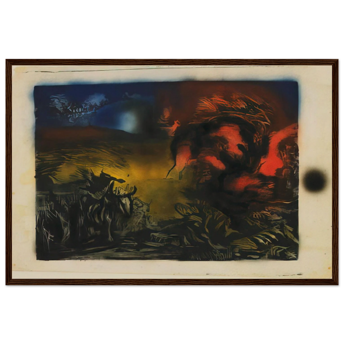 LANDSCAPE WITH STEER 1937 Framed Poster | Jackson Pollock Framed Prints Wall Art | Jackson Pollock Store