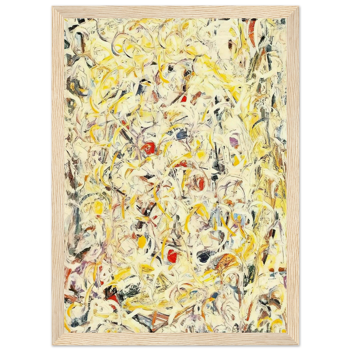 SHIMMERING SUBSTANCE 1946 1 Framed Poster | Jackson Pollock Framed Prints Wall Art | Jackson Pollock Store