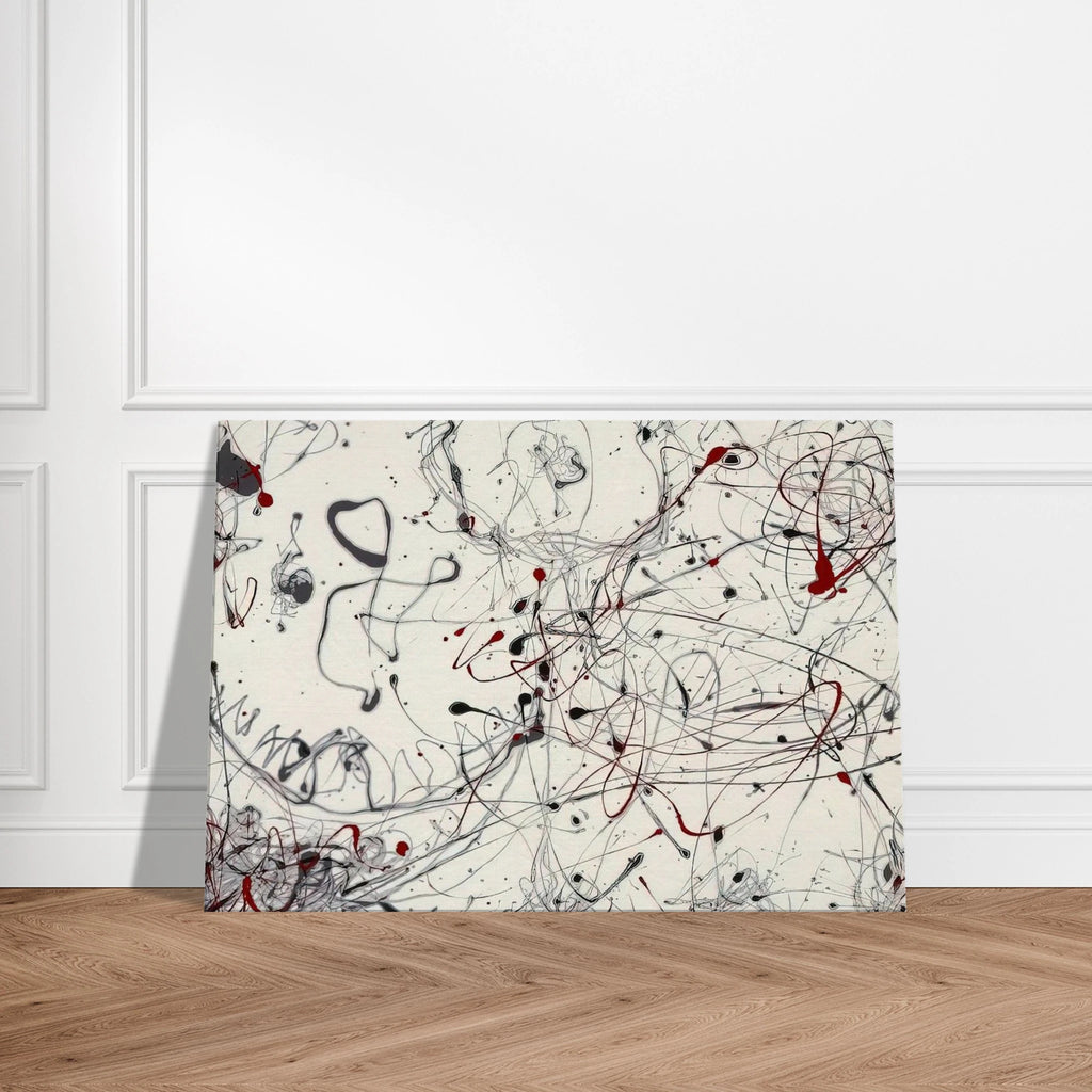 NUMBER 4 GRAY AND RED 1948 Canvas | Jackson Pollock Canvas | Jackson Pollock Store
