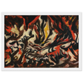 THE FLAME 1938 Framed Poster | Jackson Pollock Framed Prints Wall Art | Jackson Pollock Store