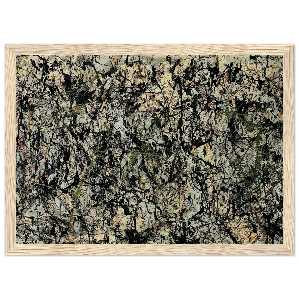 LUCIFER 1947 Framed Poster | Jackson Pollock Framed Prints Wall Art | Jackson Pollock Store