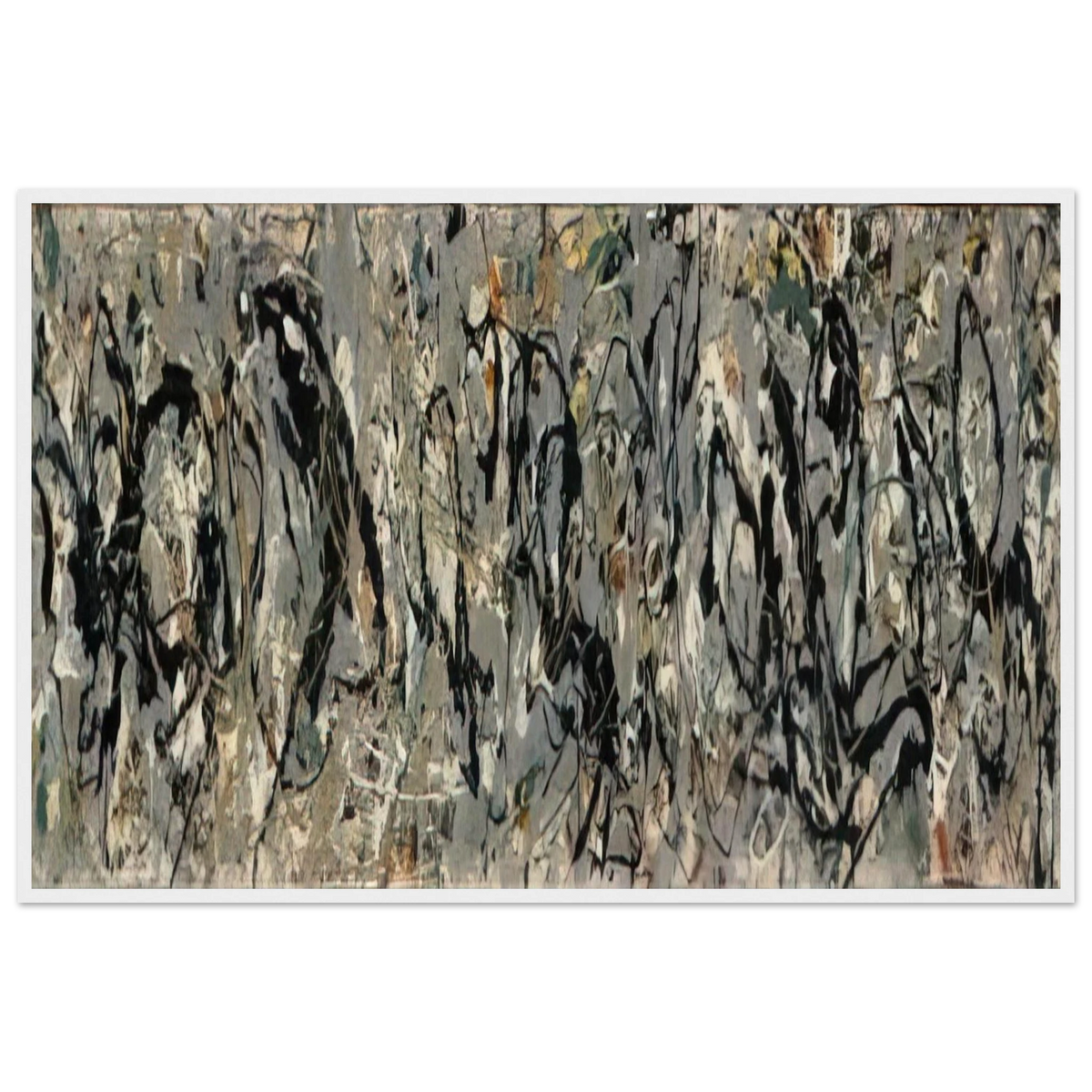 NUMBER 10 1949 Framed Poster | Jackson Pollock Framed Prints Wall Art | Jackson Pollock Store