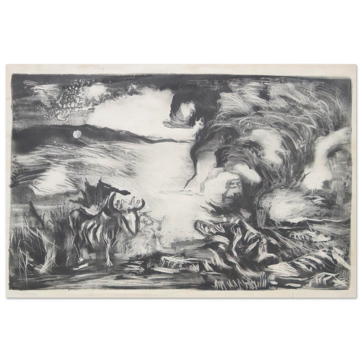 LANDSCAPE WITH STEER 1937 1 Poster | Jackson Pollock Poster | Jackson Pollock Store