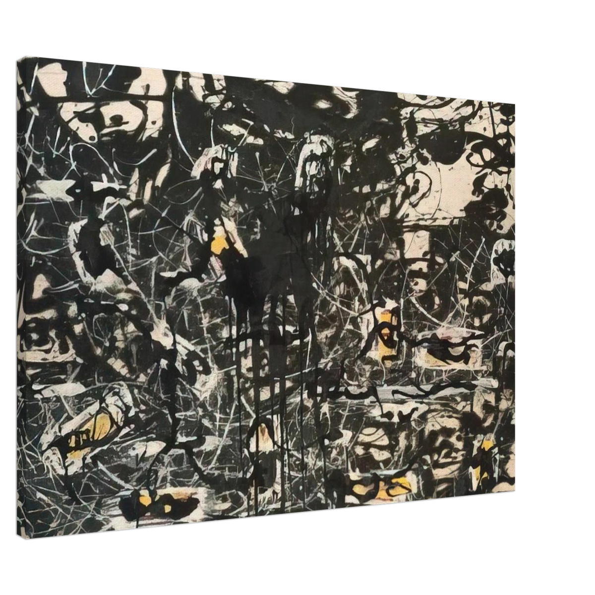 YELLOW ISLANDS Canvas | Jackson Pollock Canvas | Jackson Pollock Store