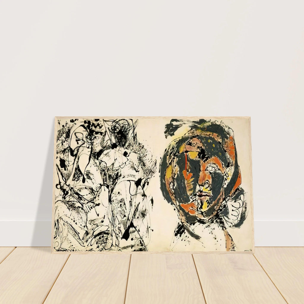 PORTRAIT AND A DREAM 1953 Framed Poster | Jackson Pollock Framed Prints Wall Art | Jackson Pollock Store