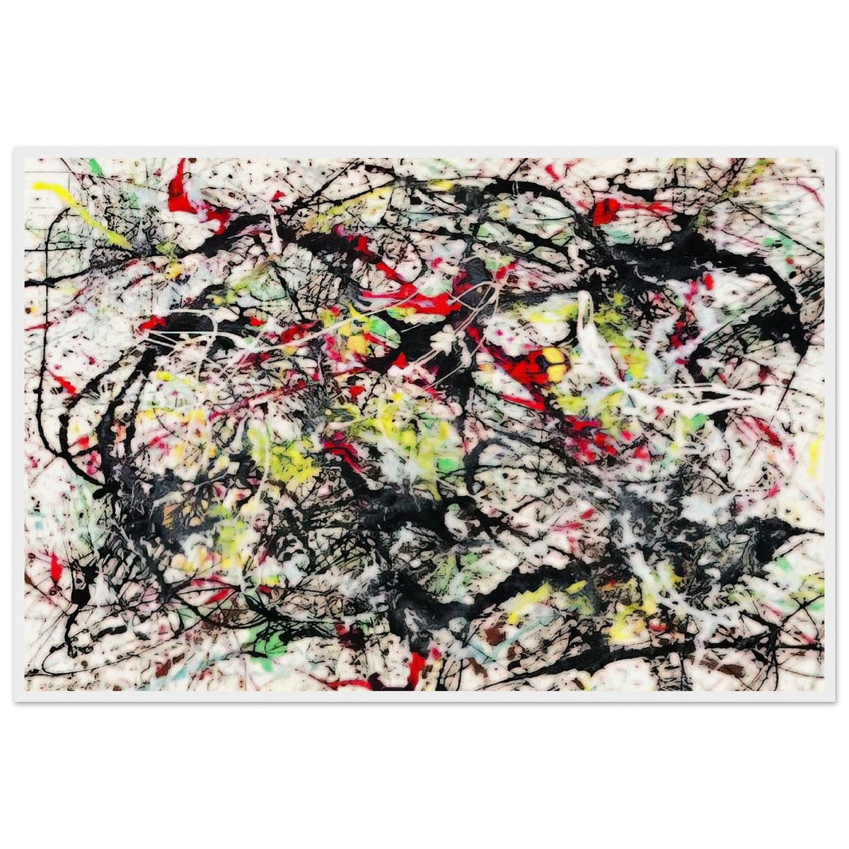 NUMBER 48 1949 Framed Poster | Jackson Pollock Framed Prints Wall Art | Jackson Pollock Store