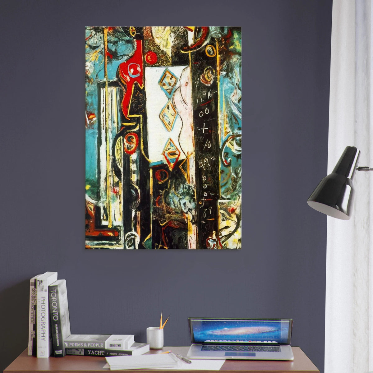 MALE AND FEMALE Canvas | Jackson Pollock Canvas | Jackson Pollock Store