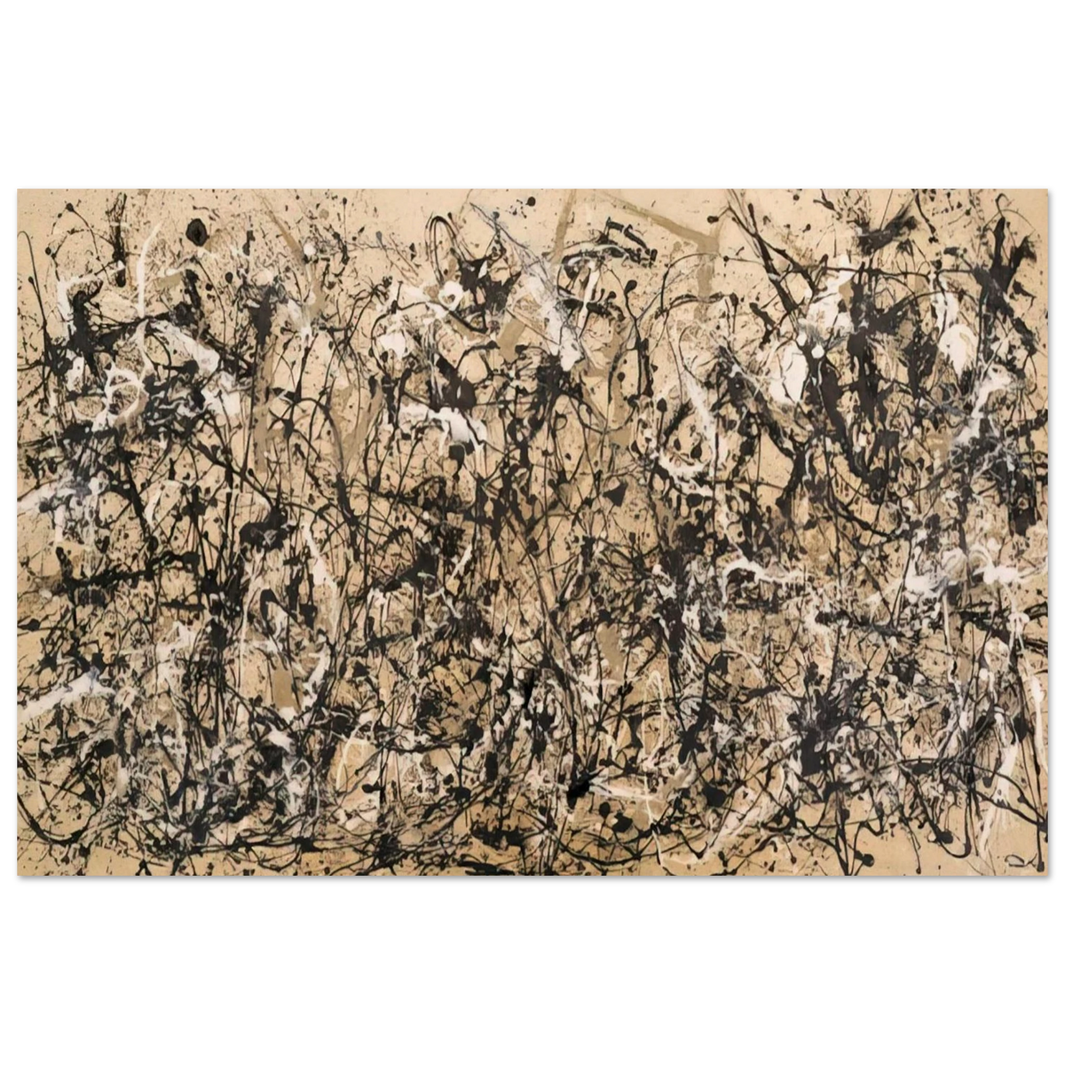 AUTUMN RHYTHM NUMBER 30 1950 Poster | Jackson Pollock Poster | Jackson Pollock Store
