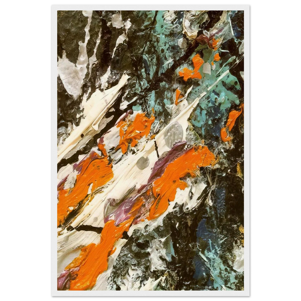 FULL FATHOM FIVE Framed Poster | Jackson Pollock Framed Prints Wall Art | Jackson Pollock Store