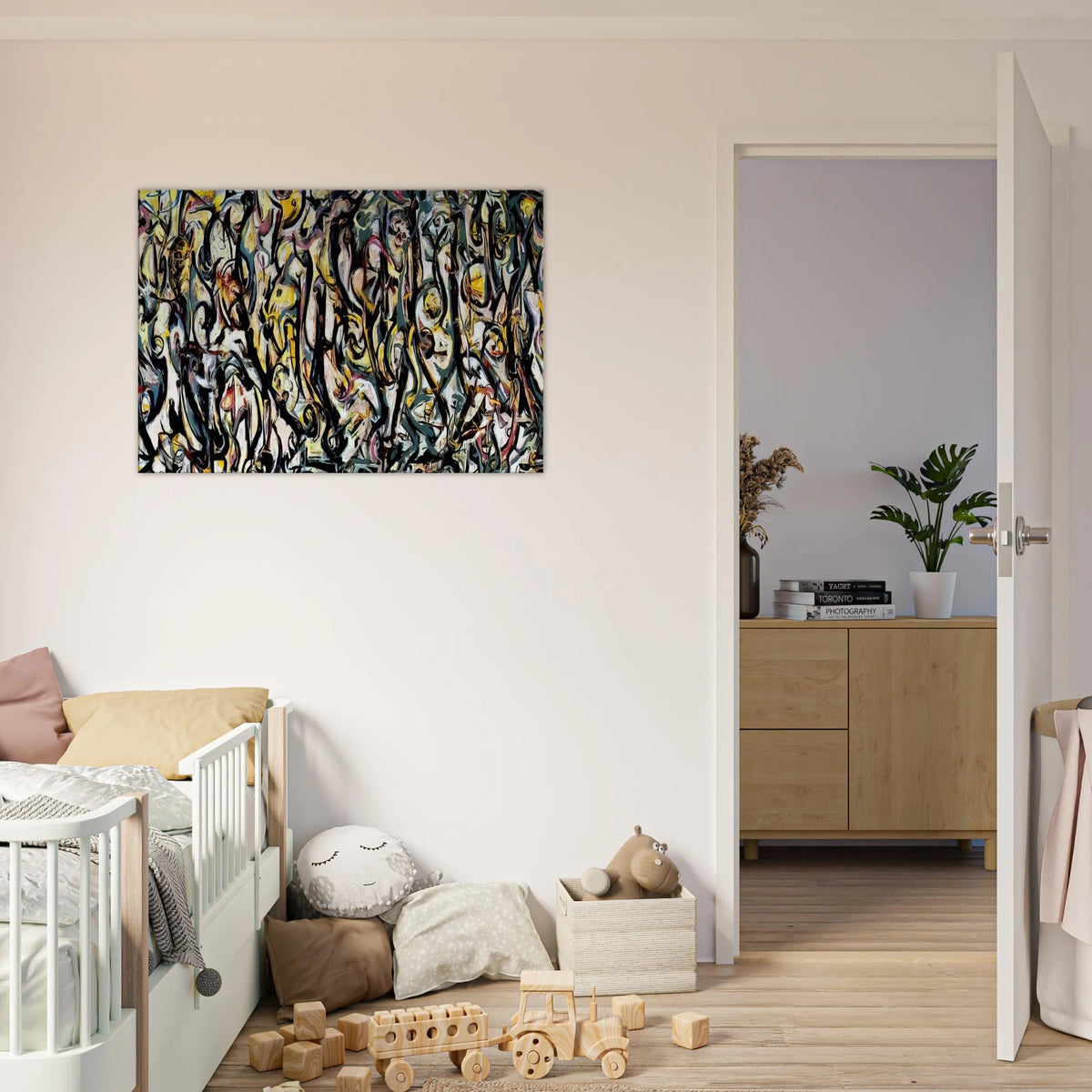 MURAL 1943 1 Canvas | Jackson Pollock Canvas | Jackson Pollock Store