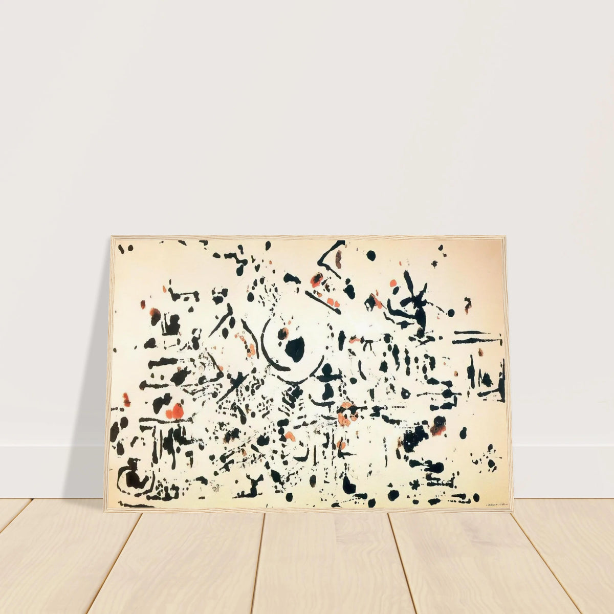 UNTITLED 1951 Framed Poster | Jackson Pollock Framed Prints Wall Art | Jackson Pollock Store
