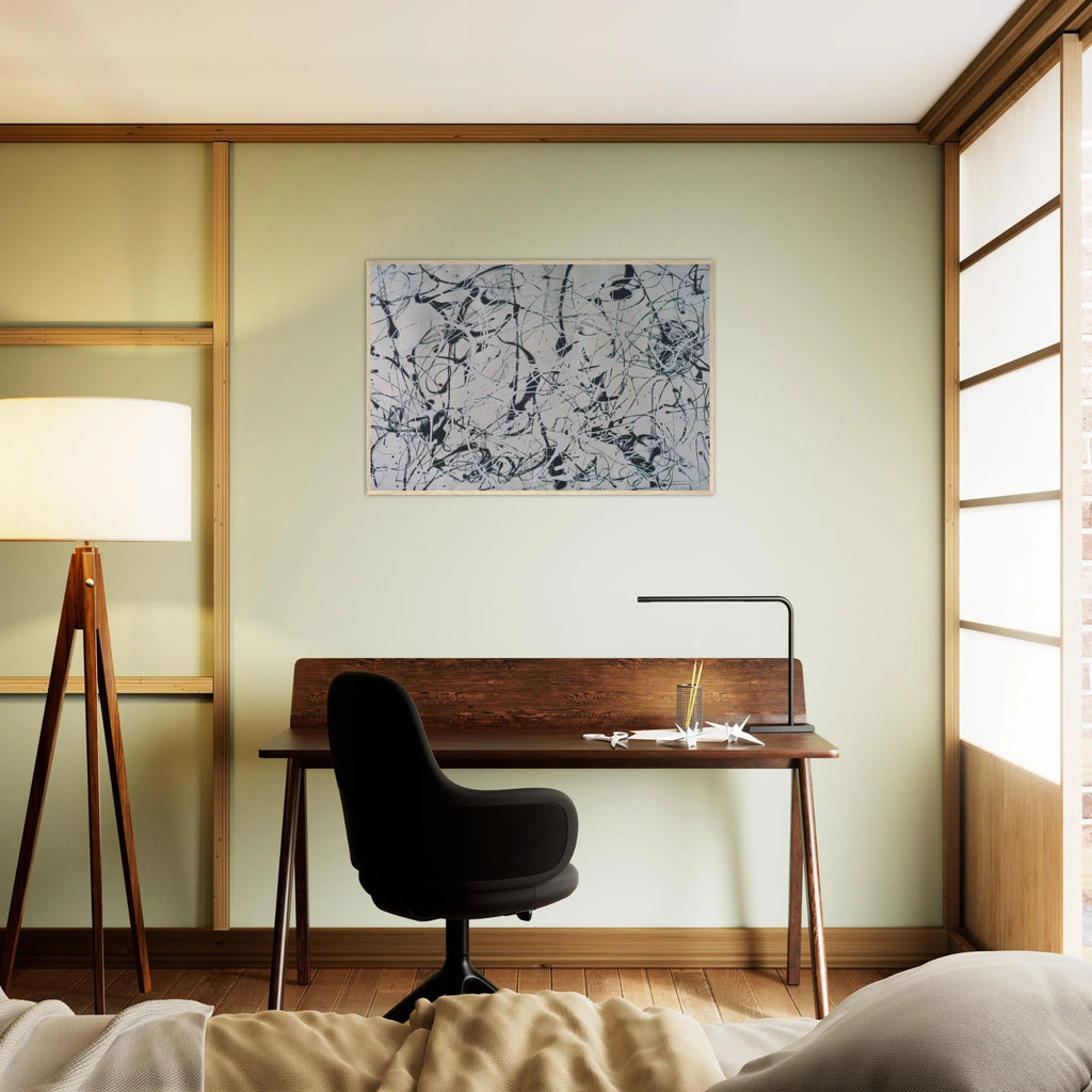 NUMBER 23 Framed Poster | Jackson Pollock Framed Prints Wall Art | Jackson Pollock Store