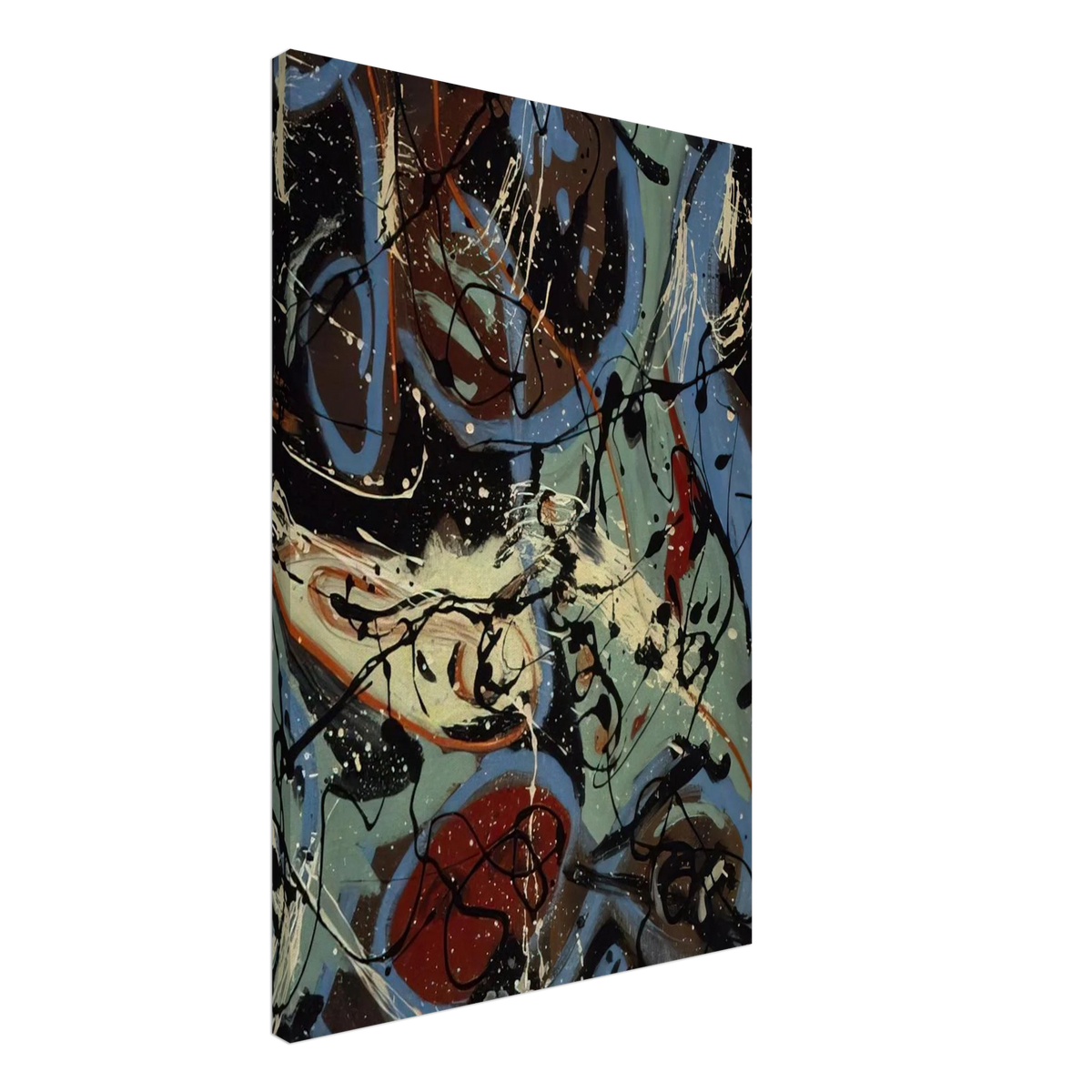 COMPOSITION WITH POURING II Canvas | Jackson Pollock Canvas | Jackson Pollock Store