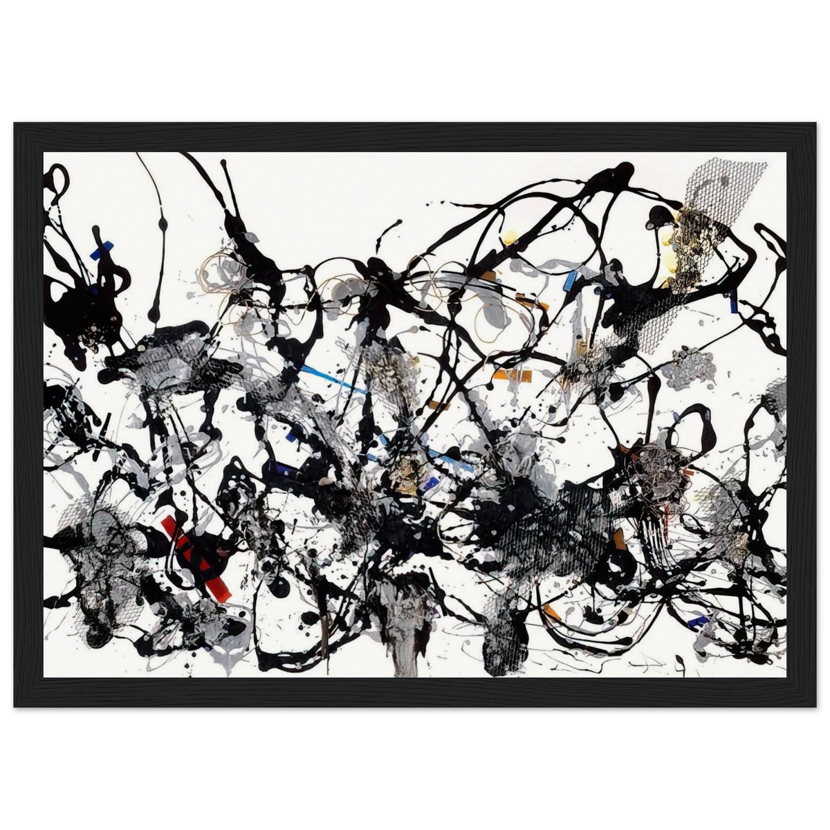 NUMBER 29 1950 Framed Poster | Jackson Pollock Framed Prints Wall Art | Jackson Pollock Store