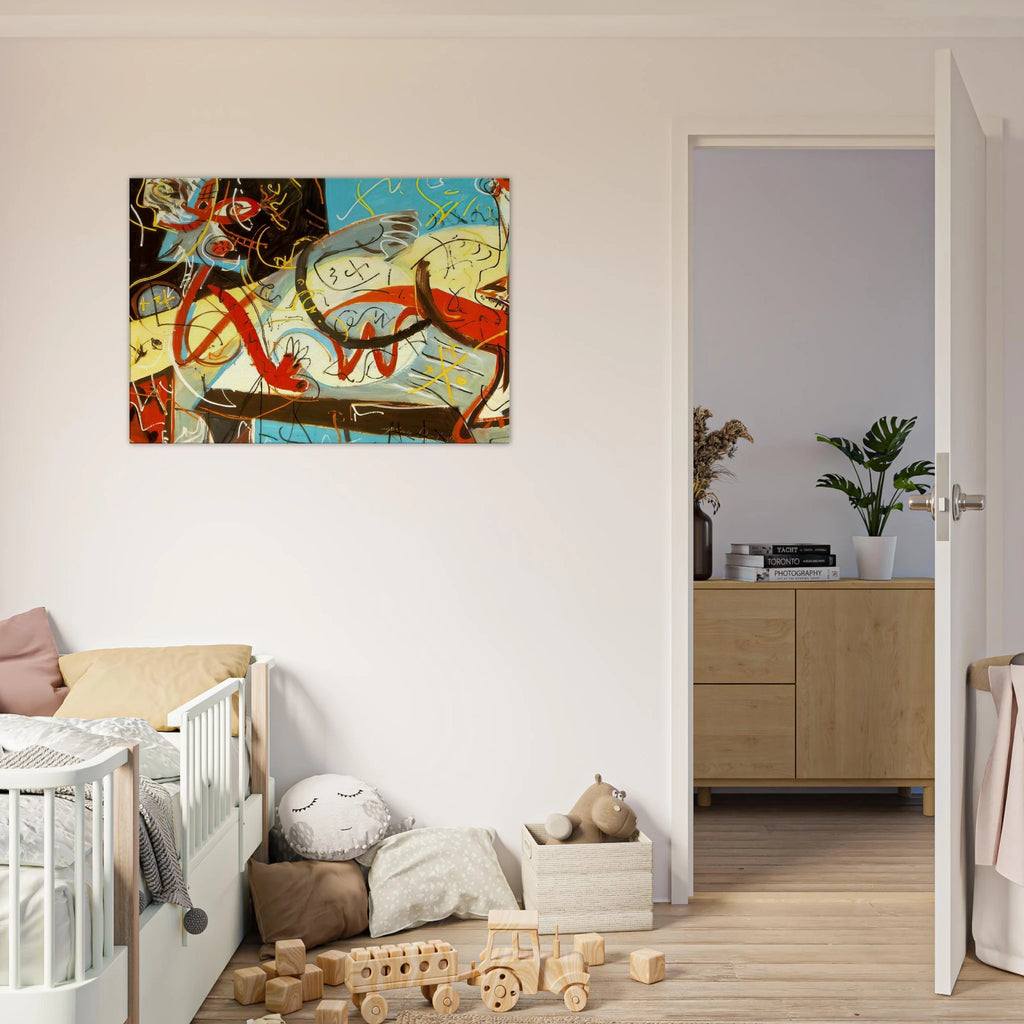 STENOGRAPHIC FIGURE Canvas | Jackson Pollock Canvas | Jackson Pollock Store