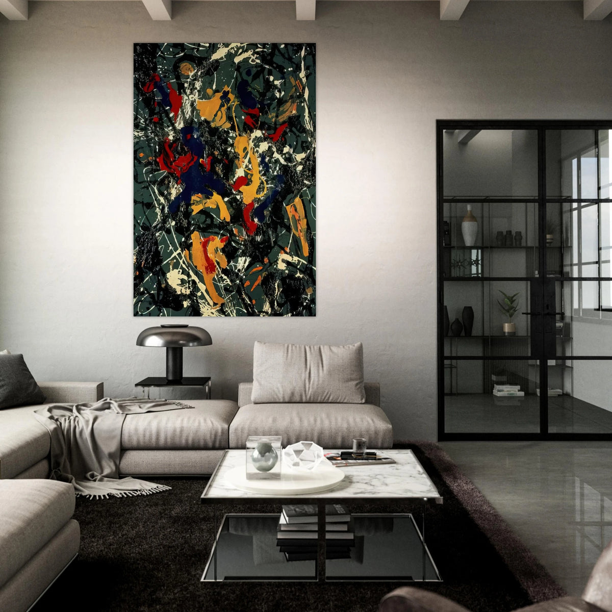 NUMBER 3 1948 Poster | Jackson Pollock Poster | Jackson Pollock Store