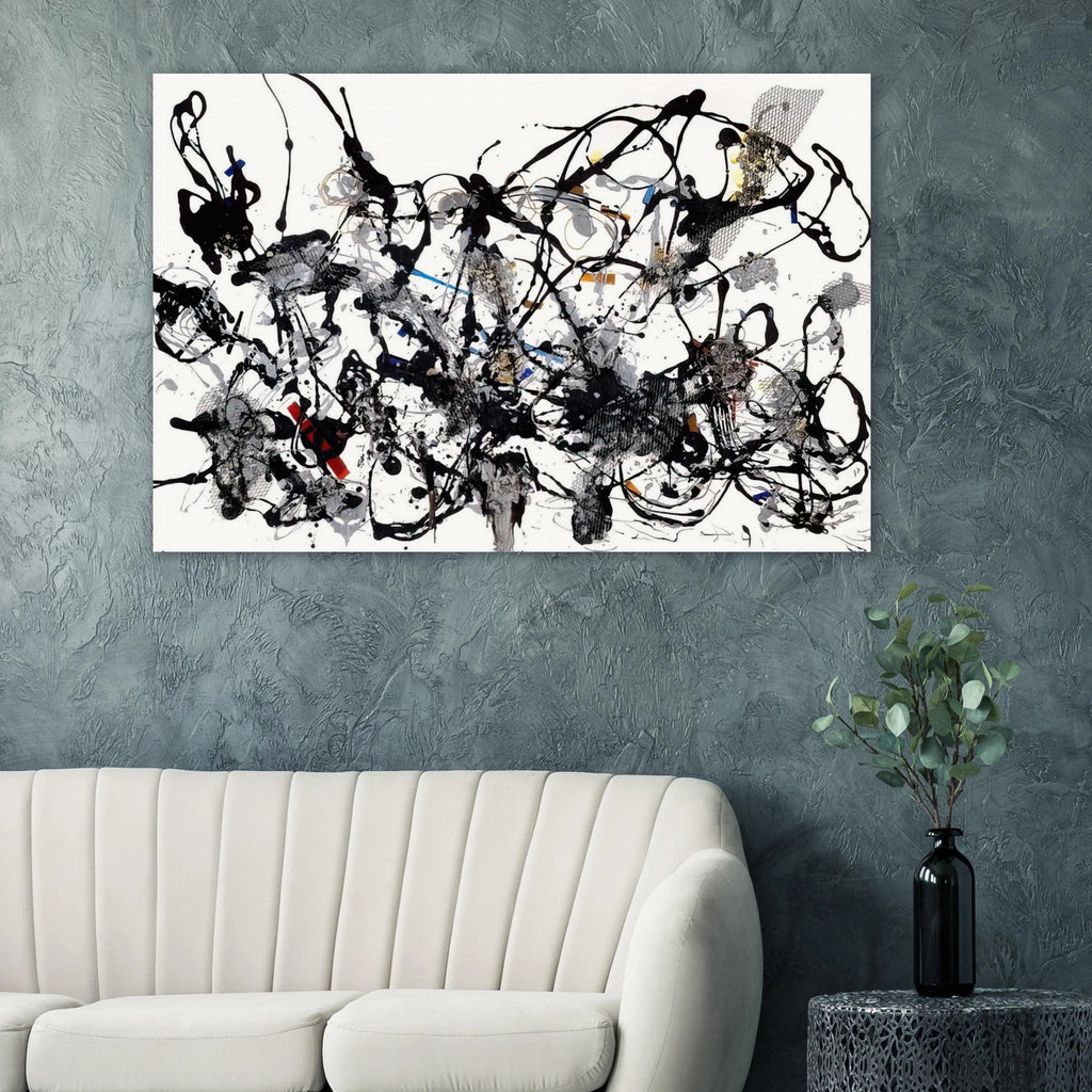 NUMBER 29 1950 Poster | Jackson Pollock Poster | Jackson Pollock Store