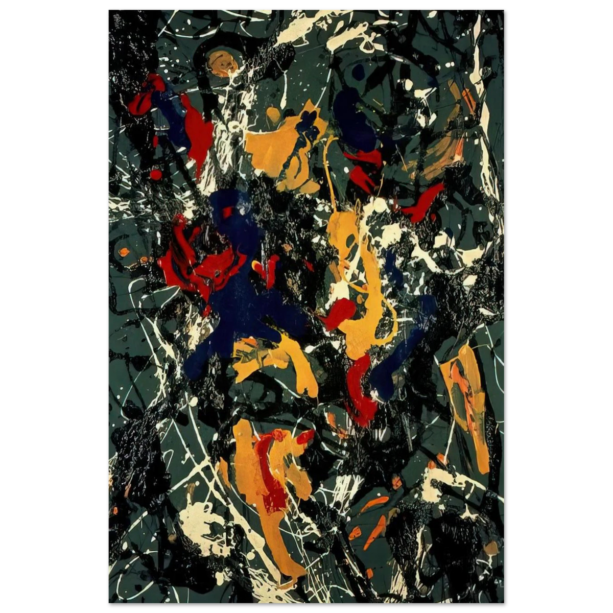 NUMBER 3 1948 Poster | Jackson Pollock Poster | Jackson Pollock Store