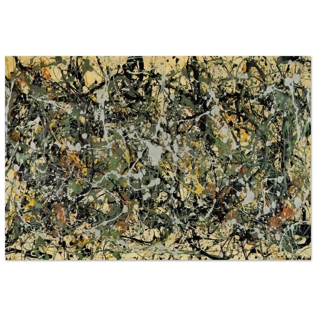 NUMBER 8 1949 Poster | Jackson Pollock Poster | Jackson Pollock Store