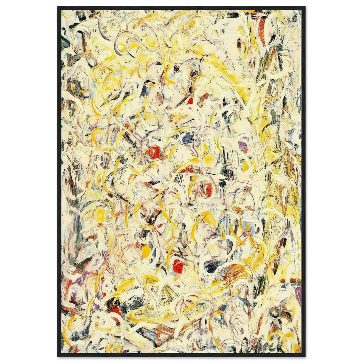 SHIMMERING SUBSTANCE 1946 1 Framed Poster | Jackson Pollock Framed Prints Wall Art | Jackson Pollock Store