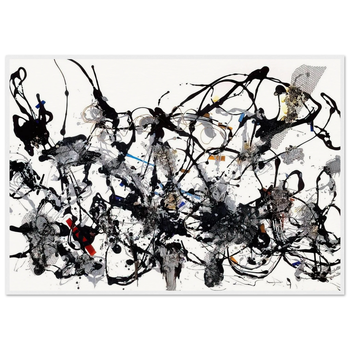 NUMBER 29 1950 Framed Poster | Jackson Pollock Framed Prints Wall Art | Jackson Pollock Store