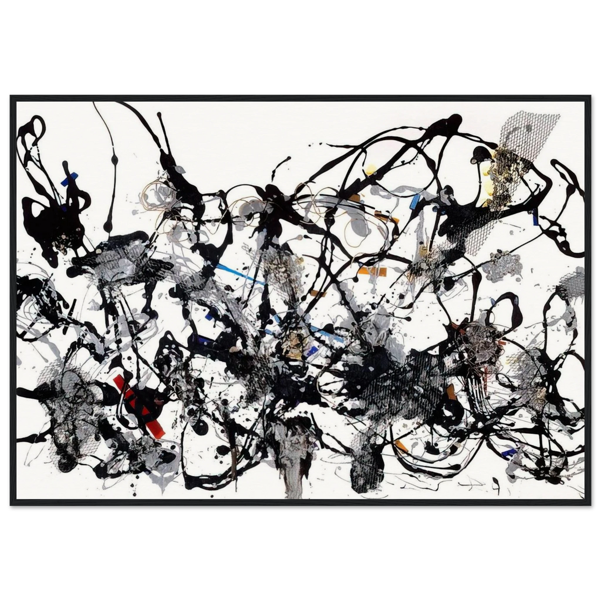 NUMBER 29 1950 Framed Poster | Jackson Pollock Framed Prints Wall Art | Jackson Pollock Store