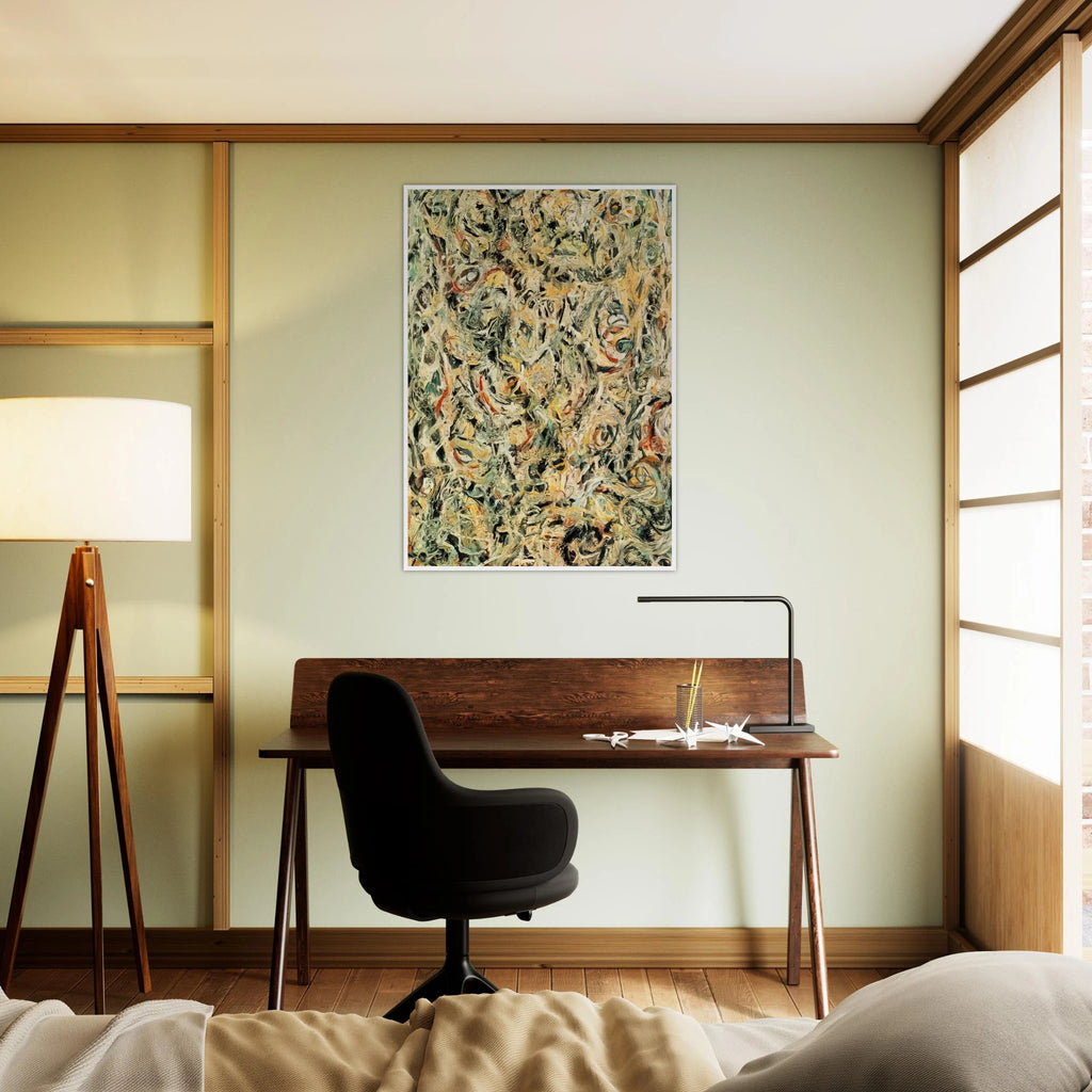 EYES IN THE HEAT 1946 Framed Poster | Jackson Pollock Framed Prints Wall Art | Jackson Pollock Store