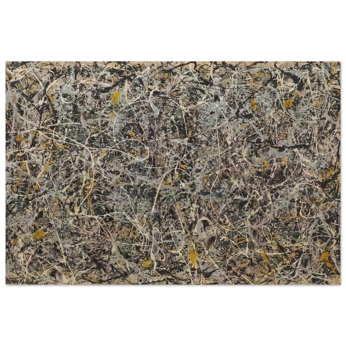 NUMBER 1 Poster | Jackson Pollock Poster | Jackson Pollock Store