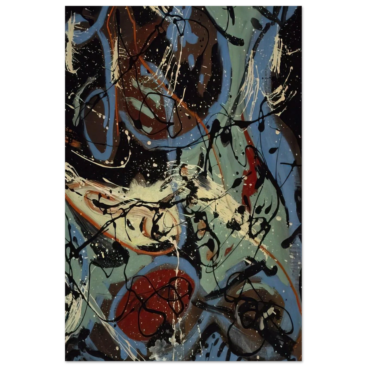 COMPOSITION WITH POURING II Poster | Jackson Pollock Poster | Jackson Pollock Store