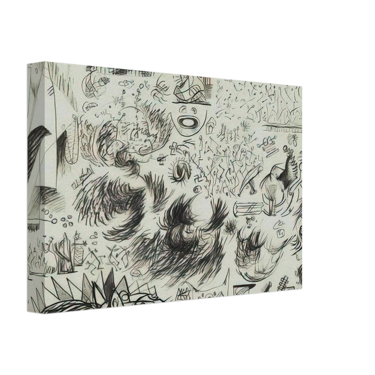 SHEET OF STUDIES 1941 Canvas | Jackson Pollock Canvas | Jackson Pollock Store
