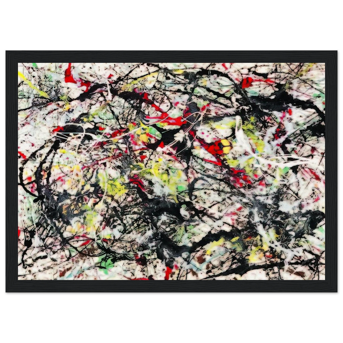 NUMBER 48 1949 Framed Poster | Jackson Pollock Framed Prints Wall Art | Jackson Pollock Store