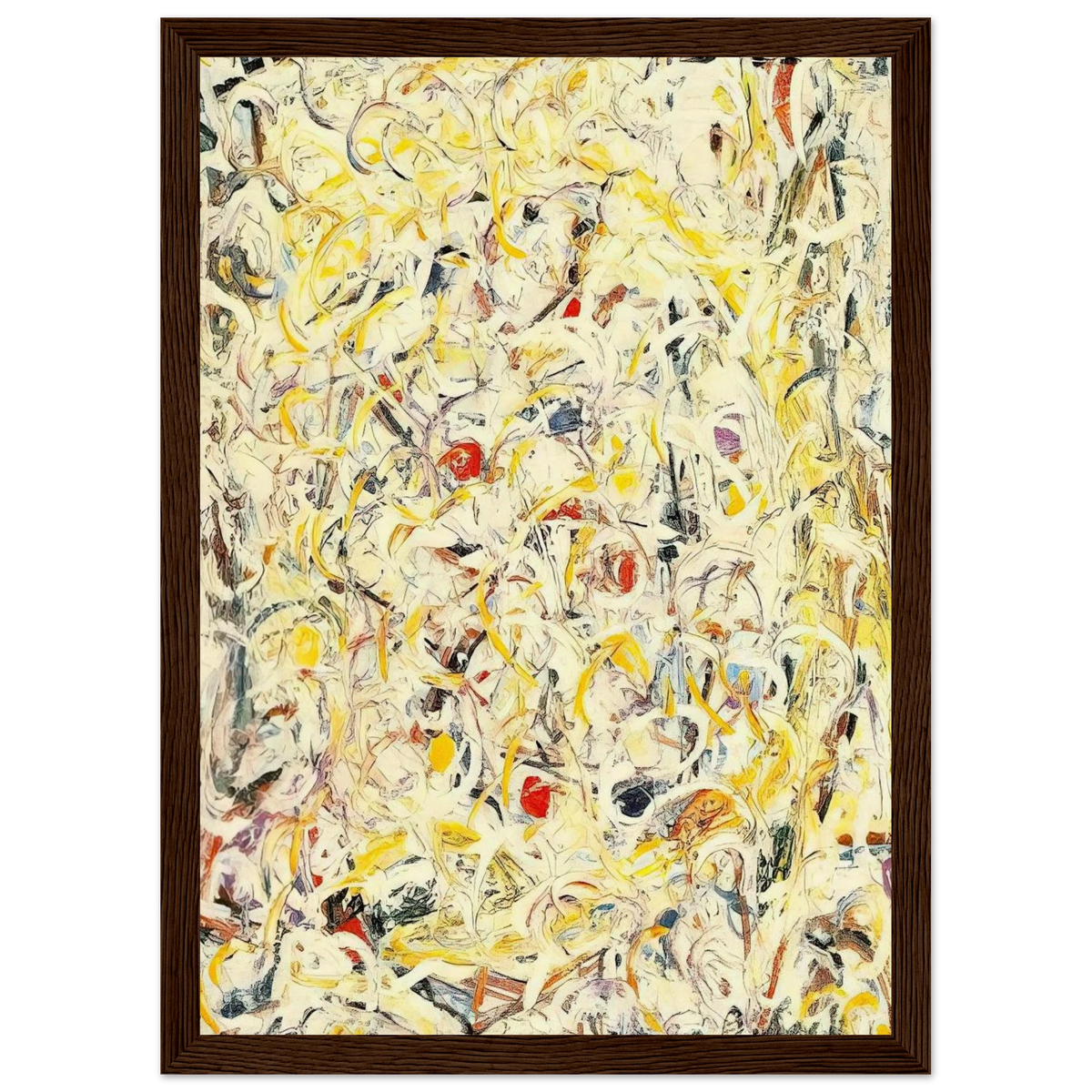 SHIMMERING SUBSTANCE 1946 1 Framed Poster | Jackson Pollock Framed Prints Wall Art | Jackson Pollock Store