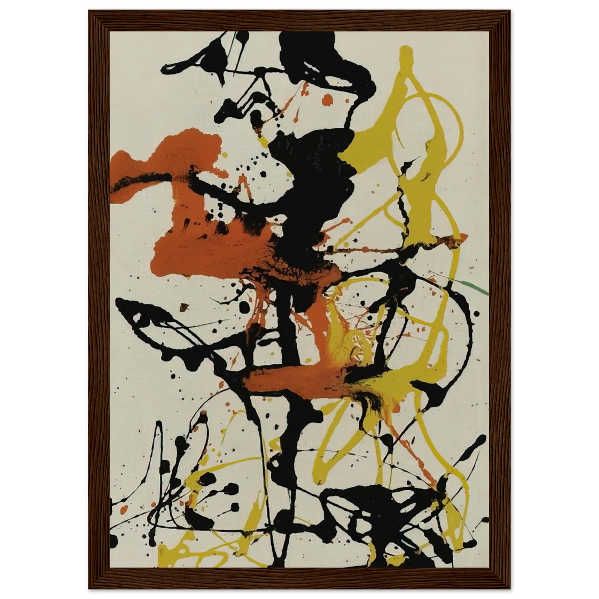 NUMBER 26 1949 Framed Poster | Jackson Pollock Framed Prints Wall Art | Jackson Pollock Store