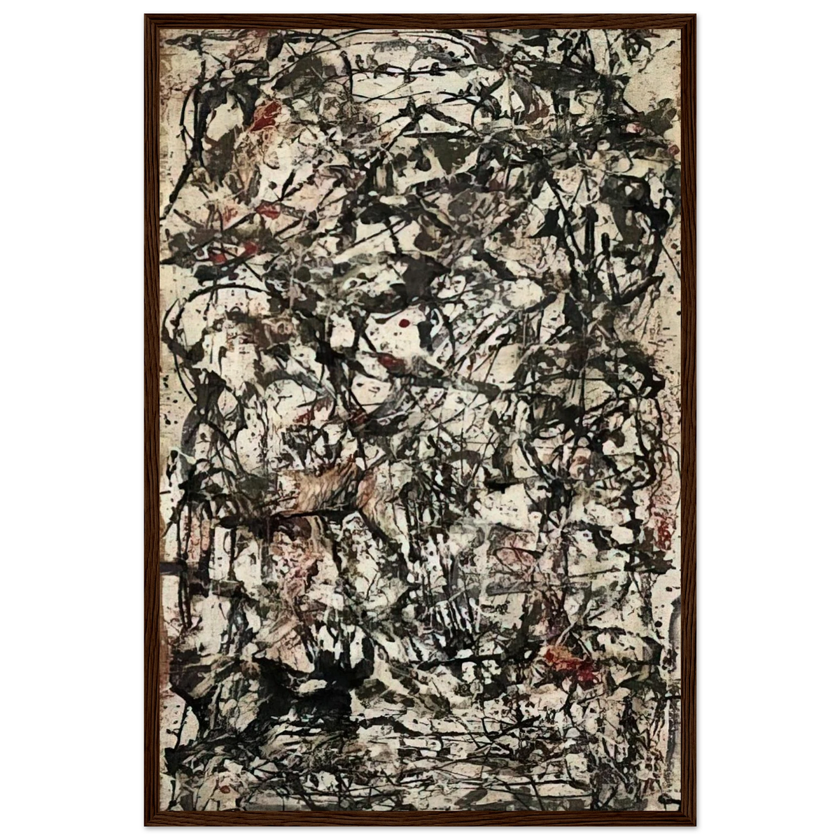 ENCHANTED FOREST 1947 Framed Poster | Jackson Pollock Framed Prints Wall Art | Jackson Pollock Store